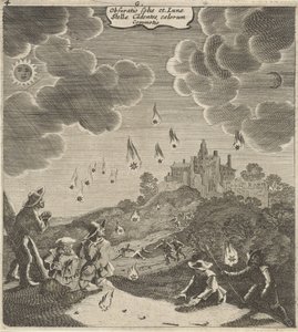 日食和月食
Obsuratio solis et Lunae Stelle Cadentes coelorum commotio（标题见实物）