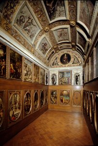 弗朗切斯科一世·德·美第奇 (Francesco I de Medici) Studiolo 的视图