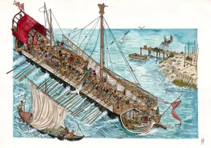 乔治-阿尔贝蒂尼（Giorgio Albertini）重建的一艘 15 世纪威尼斯帆船。 作者 乔治·阿尔贝蒂尼