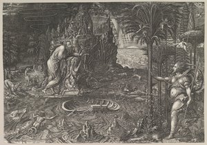 生命的寓言》，1561年。 作者 乔治·吉西（Giorgio Ghisi）