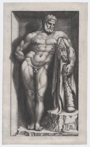 Speculum Romanae Magnificentiae：Farnese Hercules，16世纪，16世纪。