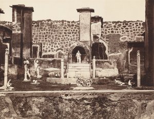 马库斯-卢克莱修故居，庞贝，约 1870 年（照片）