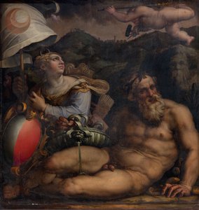 费耶索勒的寓言，1563-1565年 作者 乔治·瓦萨里（Giorgio Vasari）