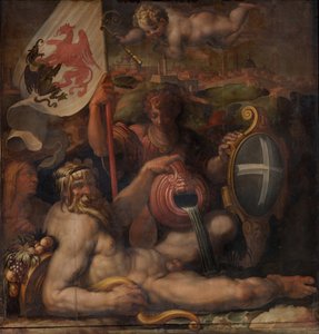 沃尔泰拉的寓言，1563-1565年 作者 乔治·瓦萨里（Giorgio Vasari）