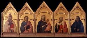 Badia Polyptych，约1301-1302 作者 乔托迪邦多内