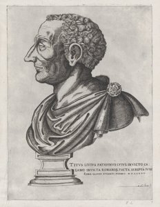 Speculum Romanae Magnificentiae：李维的半身像，1582年，1582年。