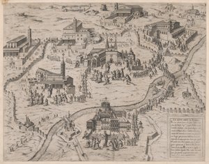 Speculum Romanae Magnificentiae：The Seven Churches of Rome Le Sette Chiese di Roma, 1575., 1575. 作者 乔瓦尼·安布罗焦·布兰比利亚。