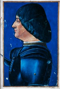 Ludovico Maria Sforza 的肖像，摩洛 (Vigevano