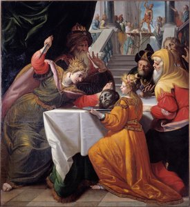 Salome with st John Baptist