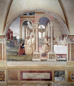 Florent 如何毒害 Benoit（Fiorenzo 如何毒害 st Benedict） - Antonio Bazzi dit il Sodoma（1477 - 1549）制作的壁画，讲述了圣本笃会（1503 - 1508 Abbey）创始人圣本笃（480 - 567）的生平 蒙特奥利夫