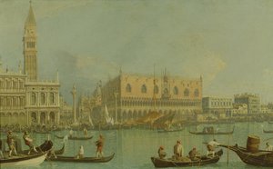 Ducal Palace和Piazzetta San Marco，c.1755