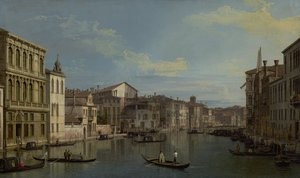 威尼斯大运河从Palazzo Flangini到Campo San Marcuola，1738年