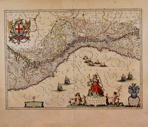 利古里亚地区地图，乔瓦尼·安东尼奥·马吉尼绘制 作者 乔凡尼·安东尼奥·马格尼
