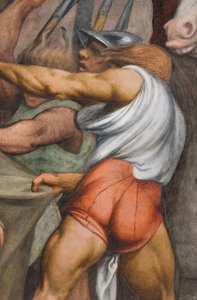 中央大道，南第三跨度，攀登到髑髅地，Il Pordenone 作者 乔凡尼·安东尼奥·波代诺内
