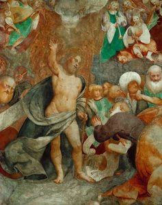 基督法官在天堂欢迎圣彼得