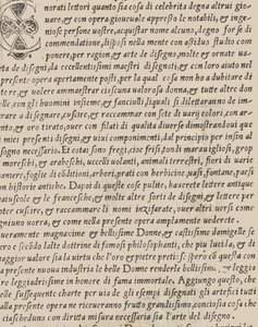 Recammi的例子，标题页背面，1530年。