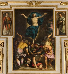 Chapel of Our Lady of the People, Second span south side, Giovan Battista Trotti called the Malosso, Resurrection 1594