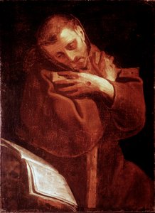 阿西西的圣弗朗索瓦在祈祷中由 Giovan (Giovanni) Battista Crespi dit Il Cerano（大约 1575-1632 年）那不勒斯，Pio Monte della Misericordia 作