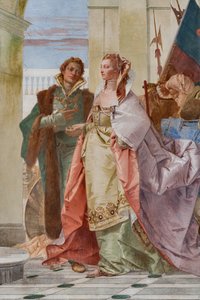 西庇阿-阿非利加努斯的宽宏大量（细节） 作者 Giovanni-Battista Tiepolo