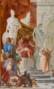 西庇阿·非洲人的宽宏大量（细节） 作者 Giovanni Battista Tiepolo
