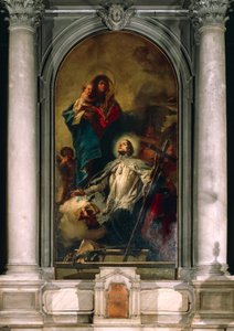 圣母向尼波穆克的圣约翰显现 作者 Giovanni Battista Tiepolo