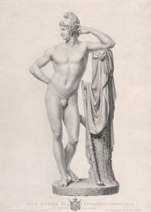 倚在树桩上的巴黎，1817年。 作者 乔凡尼·托格诺利