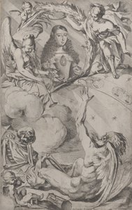 西班牙查理二世的妻子玛丽亚-路易莎-德奥尔良1662-1689年的肖像，约1689年。