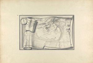 萨迪斯遗址平面图及 1750 年仍存在的古建筑遗迹 作者 乔瓦尼·巴蒂斯塔·博拉