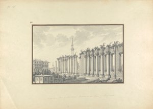 View of Ruins of the Asclepium at Pergamon 作者 乔瓦尼·巴蒂斯塔·博拉