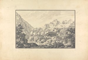 利库斯河 (Nahr el-Kelb) 源头景观 作者 乔瓦尼·巴蒂斯塔·博拉