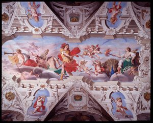 Juno unleashing Mars and Erinyes (Fresco