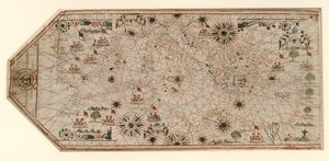 地中海、葡萄牙海岸和非洲西北海岸图 LOC 2014588813 作者 乔瓦尼·巴蒂斯塔·卡瓦里尼