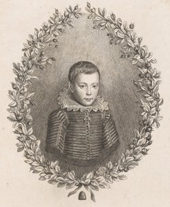 约翰-米尔顿作为一个男孩，1760年。 作者 乔凡尼·巴蒂斯塔·西普里亚尼