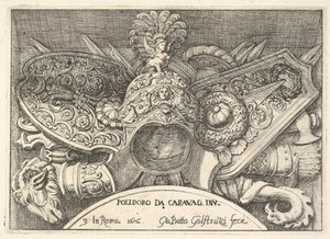 图版3：罗马武器的战利品，来自......二楼窗户上方的装饰，1656年。