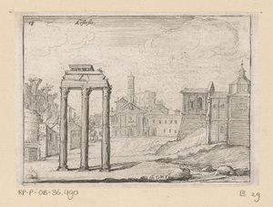 罗马罗马广场上的照片
Listesso（物品标题）
Gezichten op Rome（系列标题）
Alcune vedute et prospettive di luoghi dishabitati di Roma（系列标题）