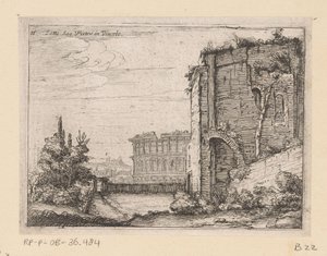 罗马古建筑和斗兽场遗址
Sotto San Pietro in Vincolo（物体上的标题）
罗马风景（系列标题）
Alcune vedute et prospettive di luoghi dishabitati di Roma（系列标题）
