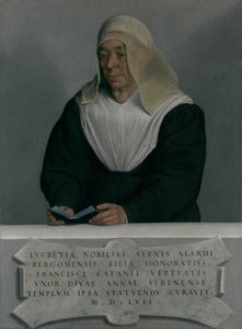 Lucrezia Agliardi Vertova 1490-1558，1557年。 作者 乔瓦尼·巴蒂斯塔·莫罗尼