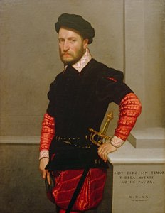 Don Gabriel de la Cueva，阿尔伯克基公爵（1525-71）1560的肖像