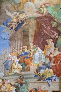 棺木中央链条的奇迹，细节 作者 乔瓦尼·巴蒂斯塔·帕罗迪（Giovanni Battista Parodi）