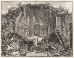 提沃利哈德良别墅的卡诺普斯神庙遗迹 作者 Giovanni-Battista Piranesi
