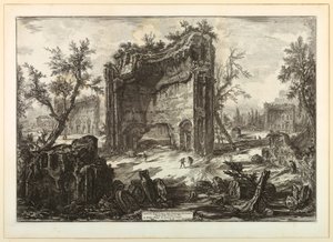 特拉扬浴场 作者 Giovanni Battista Piranesi