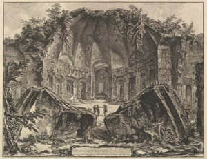 哈德良别墅（Hadrians Villa）：蒂沃（Tivo）哈德良别墅（Hadrian&39;s Villa）中的Canopus神庙中的Canopus残...剩饭，ca。 1769。 作者 乔凡尼·巴蒂斯塔·皮拉涅西