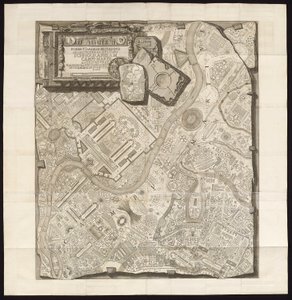 ICHNOGRAPHIAM CAMPI MARTII ANTIQUAE URBIS（《古城马提亚斯校园技艺志） 作者 乔凡尼·巴蒂斯塔·皮拉涅西