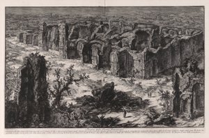 Rovine delle Terme Antoniniane（安东尼浴场遗址[卡拉卡拉浴场]），选自 Vedute di Roma（罗马景色） 作者 Giovanni-Battista Piranesi
