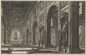 拉托拉诺的S. Giovanni。内饰，约。 1768。 作者 乔凡尼·巴蒂斯塔·皮拉涅西