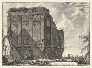 罗马的萨卢斯神庙
Tempio antico volgarmente detto della Salute su la Via d