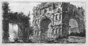 戴安娜神庙 作者 Giovanni Battista Piranesi