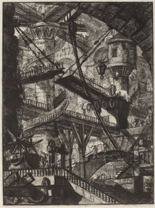 吊桥 作者 Giovanni Battista Piranesi