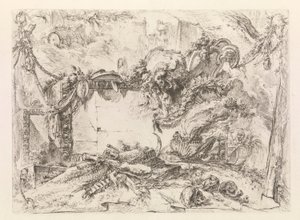 纪念碑，选自《格罗特斯基》（Grotesques） 作者 乔凡尼·巴蒂斯塔·皮拉涅西