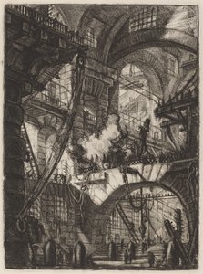 冒烟的火 作者 Giovanni Battista Piranesi